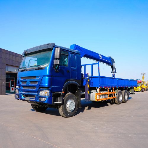 Autogru telescopica 14/15/16 t montata su camion Sinotruck HOWO 6x4
