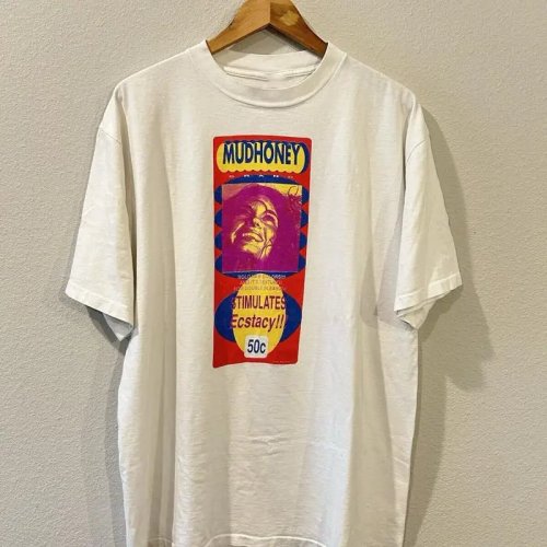 Camiseta masculina Mudhoney "Stimulates Ecstasy" manga curta