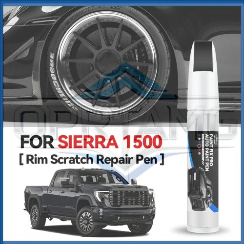 Lackstift für Radnabe GMC Sierra 1500 HD 1999–2025 (GMT900/K2XX/T1) – Retuschierstift zur Kratzerreparatur an Felge/Naabe, DIY