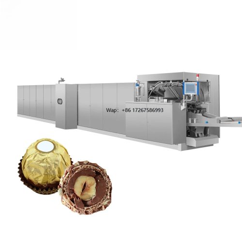 High-efficiency fully automatic hollow wafer (wafer ball) production line — low-cost chocolate ball making machine