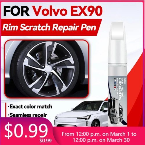 Kit de reparação de pintura para Volvo EX90 (1996–2026) — acessórios para reparar riscos e carroçaria, ferramentas de pintura