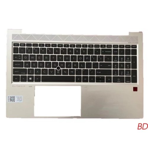 Replacement top case (C-shell) with keyboard for HP EliteBook 850 / 755 G7 — part M21677-001 / 6070B1707421