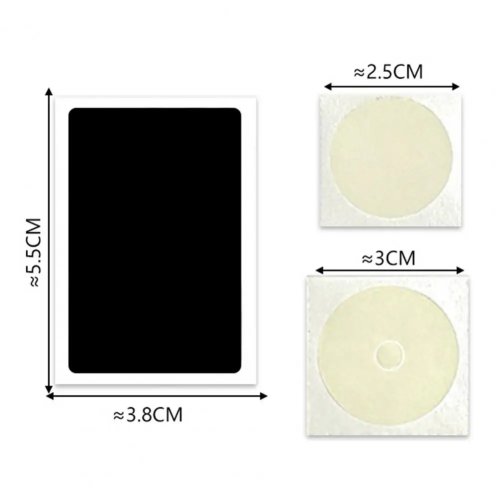Bộ 6 miếng vá săm 9 cm tự dính — Phù hợp cho xe MTB & đua, 6 miếng/phiếu