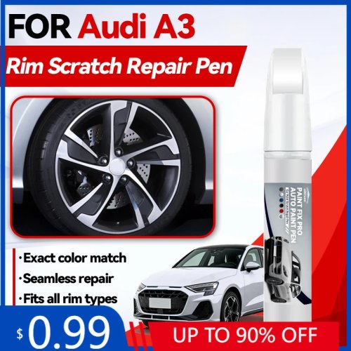Pennarello ritocco vernice per mozzo ruota Audi A3 (1996–2025) 8L/8P/8V/8Y — ripara graffi DIY