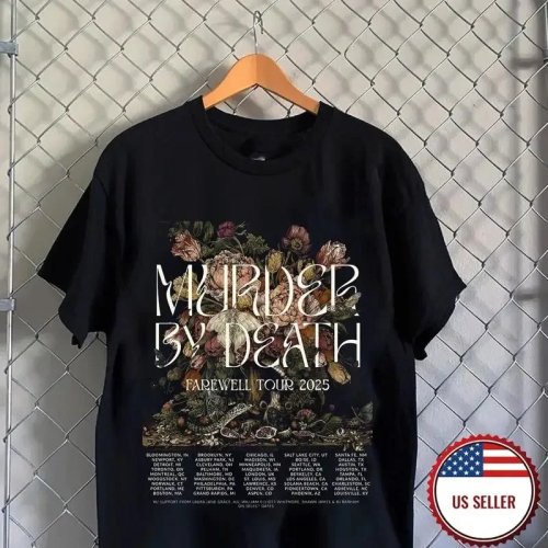 Murder By Death — Farewell Tour T-Shirt, sizes S–5XL
