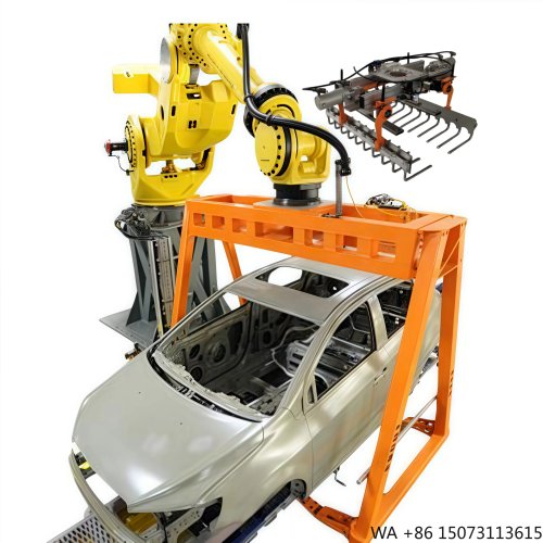 Robot de manutention pour charges lourdes, portée 3734 mm – robot industriel avec pince personnalisée
