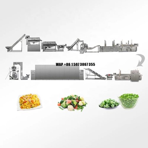 Linea di produzione automatica TCA per frutta e verdura surgelata