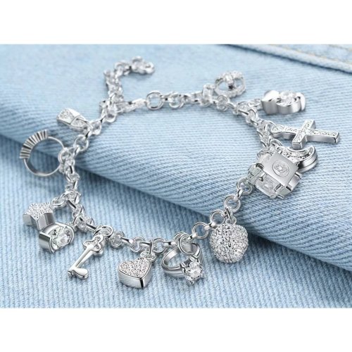 Bracelet femme en argent 925 — style vintage et tendance, bijou à porter au quotidien