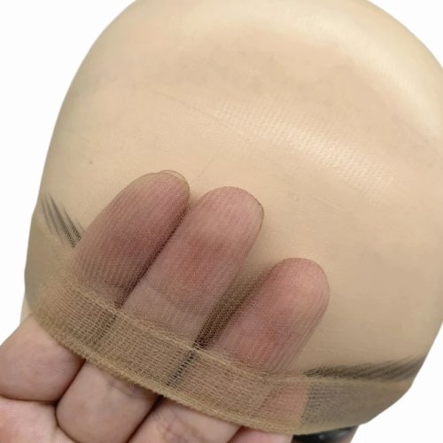 2/10/24 pièces Bonnet de perruque ultra-fin HD transparent pour femme — bonnet invisible type bas-collant pour perruques avec frontal en dentelle