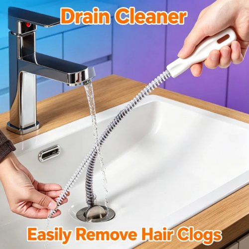 Cepillo de Limpieza de Drenaje 1Pcs Removedor de Obstrucciones Flexible para Baño Cocina