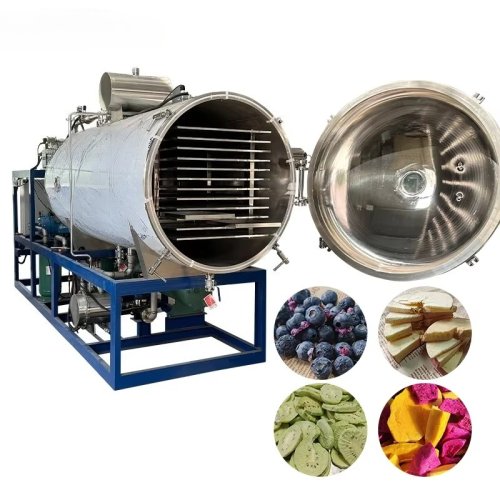 Lyophilisateur industriel 100 kg, surface 10 m², sécheur par congélation avec contrôle de température par paliers pour fruits et légumes