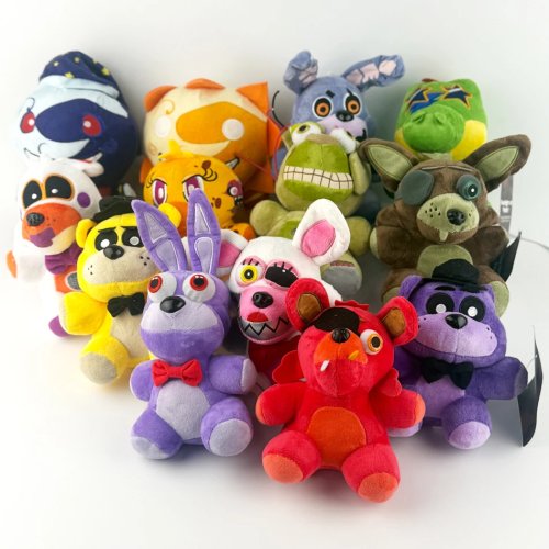 Five Nights at Freddy's (FNAF) knuffel – Bonnie, Freddy, Foxy – pluche knuffeldier voor kinderen en fans