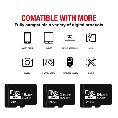 بطاقة ذاكرة microSD سعة 32/64/128 جيجابايت فئة 10 U3 A2 - سرعة عالية للهاتف