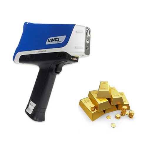 Przenośny analizator XRF OLYMPUS — spektrometr fluorescencji rentgenowskiej do analizy stopów i metali szlachetnych