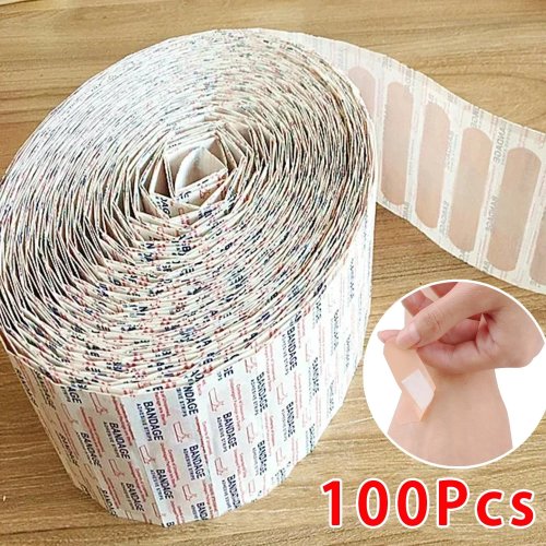 방수·통기성 쿠션형 접착 반창고(지혈용) 50/100매 세트, 응급용 거즈/밴드