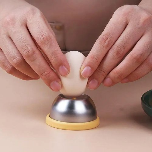 Stainless Steel Egg Piercer & Pricker — Egg Hole Punch and Yolk Separator Kitchen Gadget