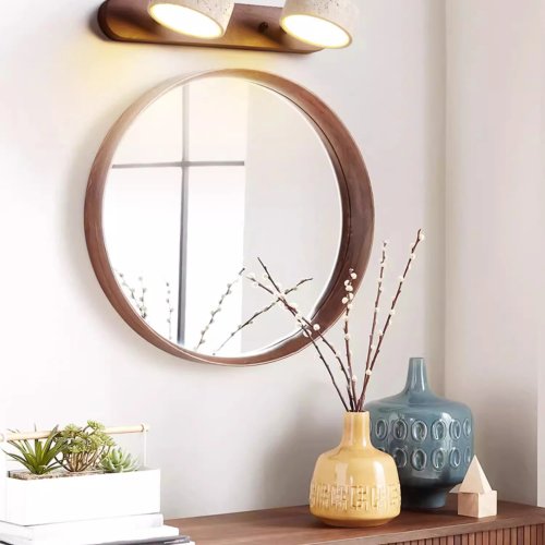 Lampa LED do lustra z efektem kamienia, styl retro japoński, do łazienki/przy umywalce, dostępna w wersjach 2/3/4 źródeł światła