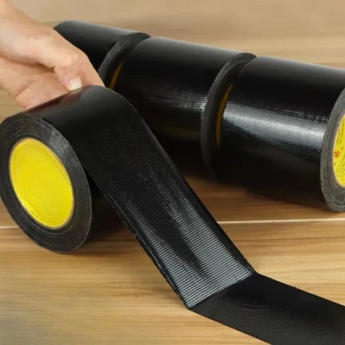Ruban adhésif textile ultra adhérent (1 rouleau) — étanche, sans résidus — pour selle d'e‑bike, bâches et réparation de tente