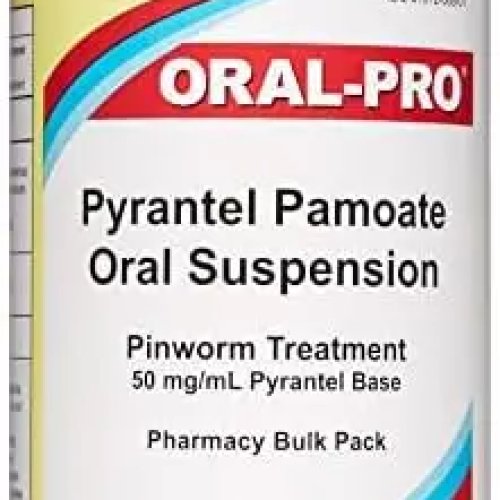 Aurora Pyrantel Pamoate Oral Suspension 50 mg/mL, 16 oz (473 mL) — Vanilla Pet Dewormer