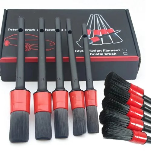 Set di spazzole per detailing auto – spazzole per cruscotto, bocchette aria e cerchi