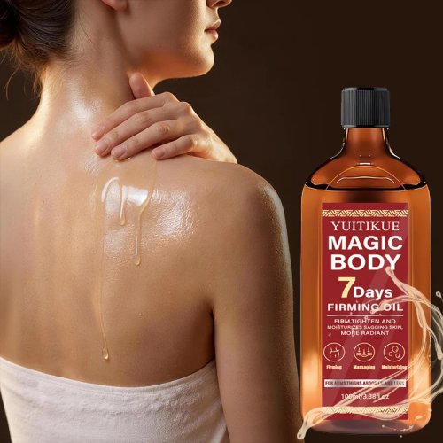 YUITIKUE Óleo de Massagem Firmador Corporal 7 Dias 100 ml – Textura sedosa, hidrata e ajuda a tonificar a pele para um toque mais firme