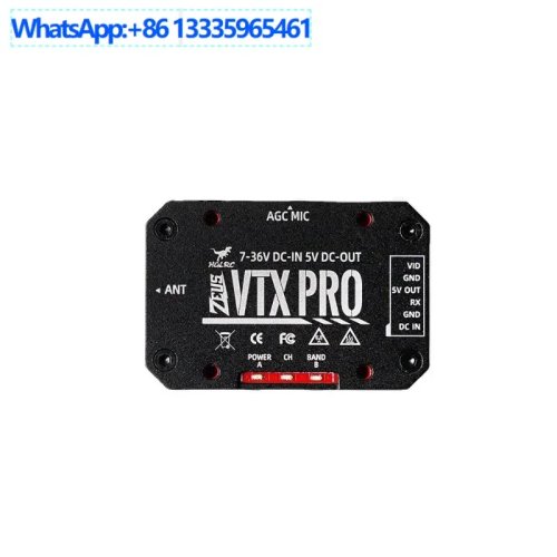 HGLRC Zeus VTX Pro 1,6 W 5,8 GHz FPV-Videotransmitter für Drohne – einstellbare Leistung, mit eingebautem Mikrofon