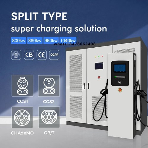 Colonnina ricarica DC 960 kW per veicoli elettrici – Tipo split ad alta potenza (OEM/ODM)