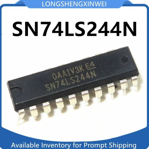 Circuito integrado SN74LS244N (74LS244) DIP-20 TTL, buffer/controlador octal, 1 pza
