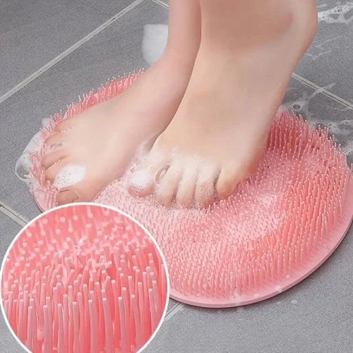 Cepillo exfoliante para pies y espalda con ventosa antideslizante - limpieza y exfoliación profunda