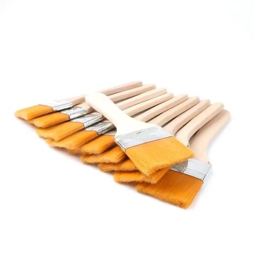 1pc Nylon Paint Brush – Wooden Handle, Various Sizes | Watercolor, Acrylic & Oil Painting – Art & School Supplies