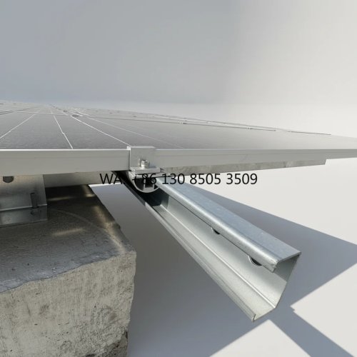 Estructura de montaje solar en tierra – acero galvanizado por inmersión, resiste viento 60 m/s, carga de nieve 1,4 kN/m, para paneles con o sin marco