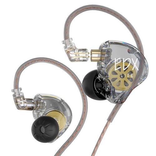 Auriculares intraurales KZ EDX Lite Hi‑Fi — earbuds estéreo con graves, estilo monitor para música, deporte y gaming