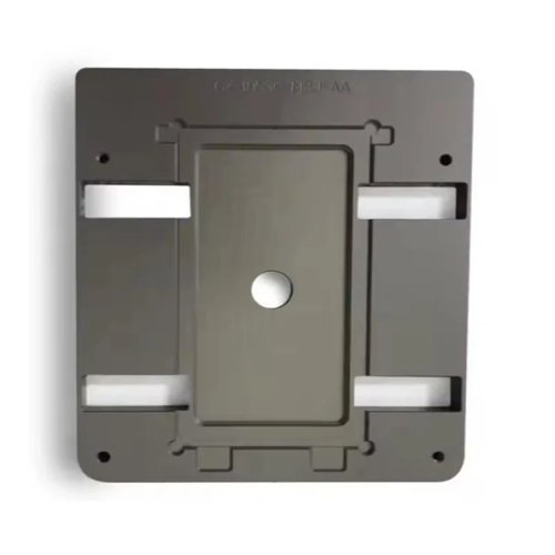 Placa de alumínio usinada CNC de precisão personalizada para montagem de máquinas industriais