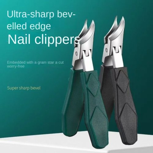 Corta-unhas de pé para unhas encravadas e espessas – Alicate podológico profissional em aço inoxidável