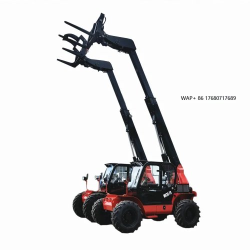 Manitou teleskopowy ładowacz do kontenerów 4x4 terenowy – wózek teleskopowy/ładowarka, certyfikat CE/ISO