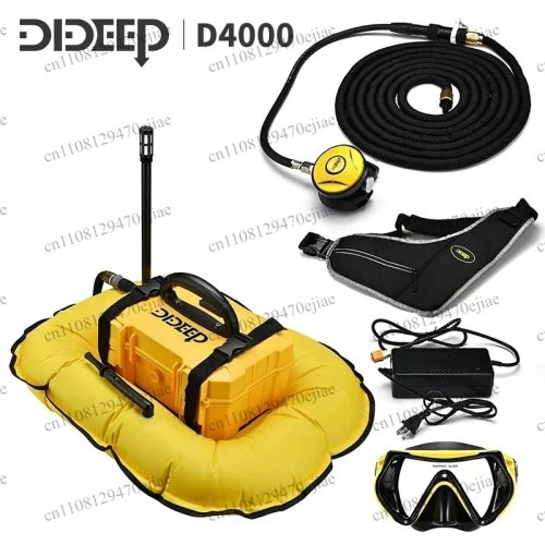 D3000 Przenośny rebreather do nurkowania z dużą butlą i akumulatorem, mini butla tlenu