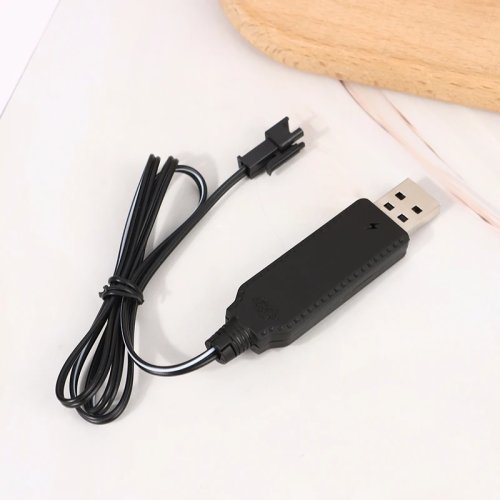 USB 충전 케이블 3.7V 리튬 배터리용 SM 2P 커넥터 RC 차량/쿼드콥터/장난감용