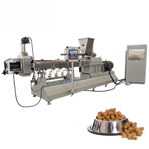 Automatic pet food production and packaging machine for dog & cat food with PLC control