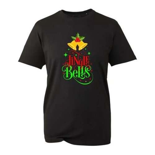 Áo thun Noel vui nhộn in mèo và Ông già Noel 'Jingle Bells'
