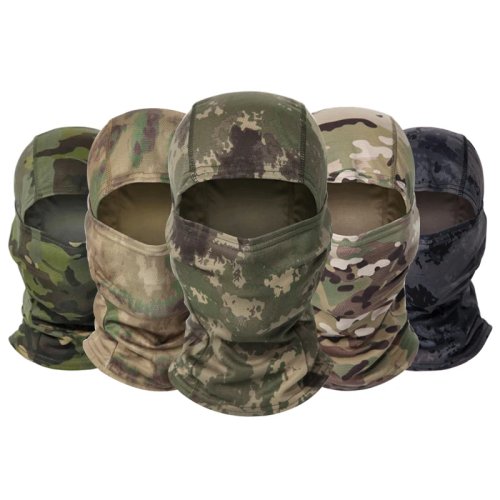 Balaclava Camuflada - Máscara Facial Completa, Forro de Capacete para Moto, Ciclismo, Caça, Esqui e Atividades ao Ar Livre