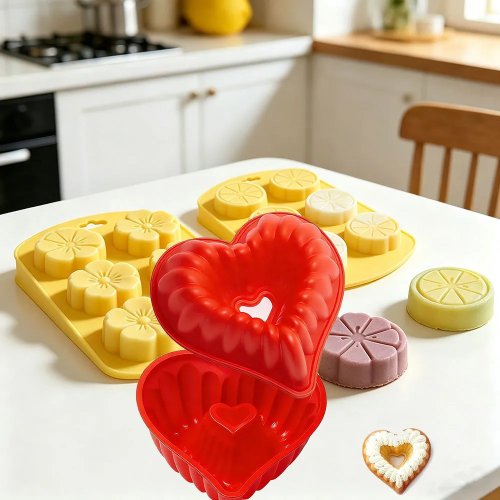 Moules en silicone fruits (citron) pour fondant, chocolat et biscuits - pâtisserie & déco gâteau