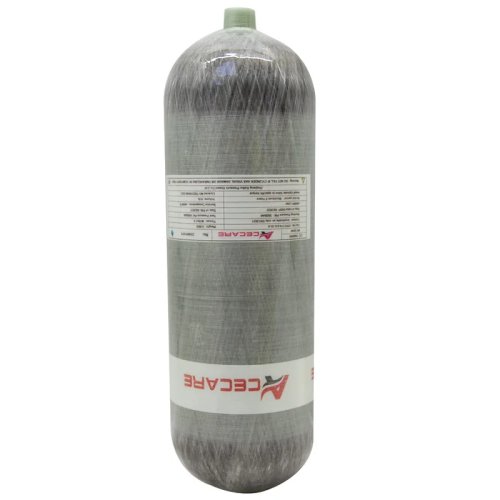 Bouteille HPA ACECARE 9L 4500psi (≈310bar) en fibre de carbone, certifiée CE, avec station de remplissage et détendeur double manomètre