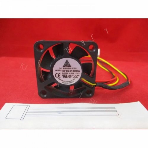 Kipas Pendingin Delta EFB0412HHA 40×40×10mm 12V 0.15A 3-pin (3 kabel)
