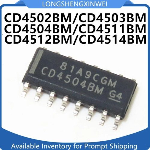 1 Unidade Nova CD4511BM CD4502BM CD4503BM CD4504BM CD4512BM CD4514BM CI pacote SOP