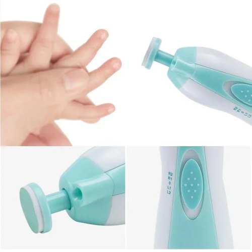 Recortador de uñas eléctrico para bebé – kit con lima y cortaúñas seguro para manos y pies del bebé