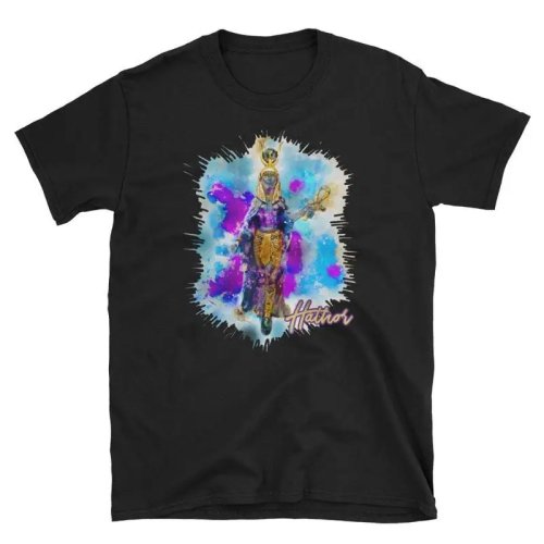 ハトホル（Hathor）エジプトの女神 レディースTシャツ