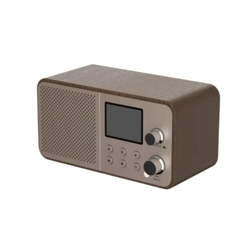 2.4" color display stereo Internet radio with radio scanner and cassette player