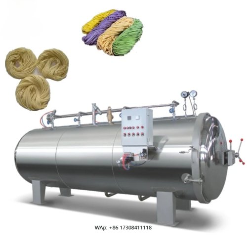 Máquina de Hacer Fideos Chowmein Directa de Fábrica 25kw Acero Inoxidable 250kgs/hora Línea de Producción de Fideos