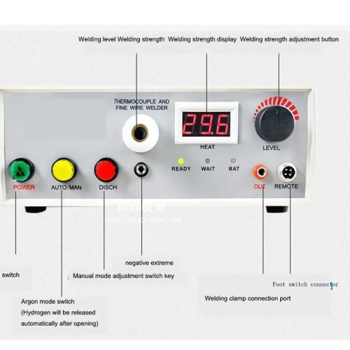 Elektryczna spawarka doczołowa do przewodów termopary typu T - KJ