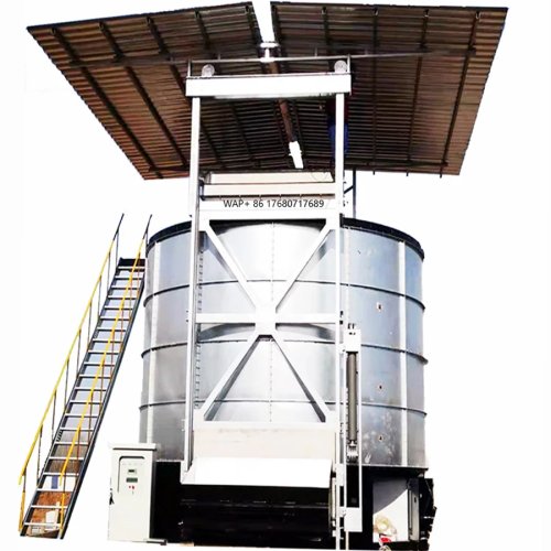 Tanque/ Máquina de Fermentação para Compostagem – Tratamento de Estrume de Galinha para Produção de Fertilizante Orgânico (Fermentação Microbiana)